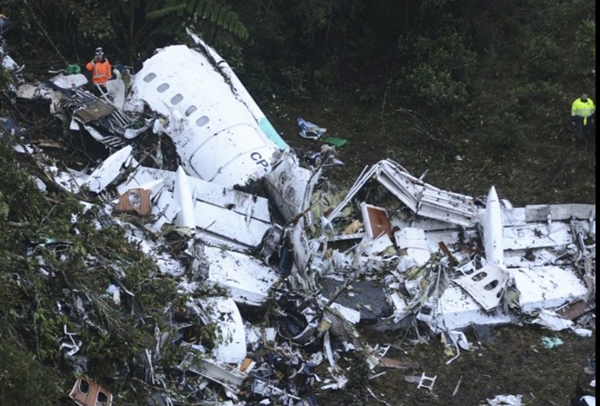 1 of 16  Full Screen Autoplay 
               
A plane carrying 81 crashed in Colombia, killing most passengers. On board were many members of the Chapecoense Real soccer team, who were headed to a championship game