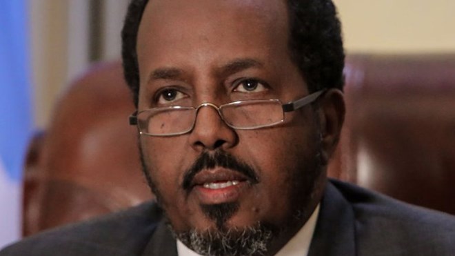 Somalia's President Hassan Sheikh Mohamud. Photo Credit: AMISOM Public Information, Stuart Price, Wikipedia Commons.