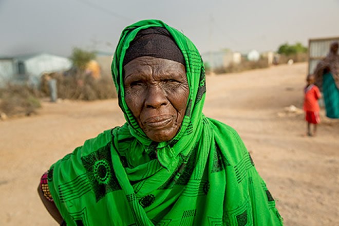 Cibaado Ismail knows all too well the dangers of FGM. Her daughter died in childbirth from complications related to the practice. © UNFPA/Georgina Goodwin