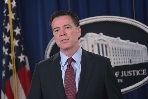 FBI Director James Comey speaks during a press conference at the Department of Justice on March 24, 2016 in Washington, DC. PHOTO | MANDEL NGAN | AFP