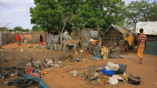 FILE - The Dadaab refugee camp in northeast Kenya has limited opportunities. But Asad Hussein (not shown), who grew up there, focused on education and has been accepted at Princeton University. (J. Craig/VOA)