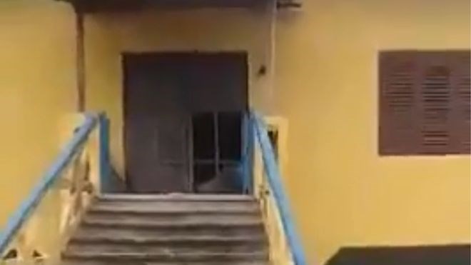 Irridda Guriga madaxweynihii hore,sawir la qaaday markii uu dhacay weerarkii 5 Sebtembar